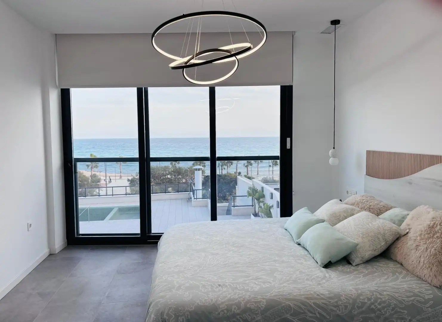 Bedroom of Apartments for rent in Villajoyosa / La Vila Joiosa  with Air Conditioner, Heating and Terrace
