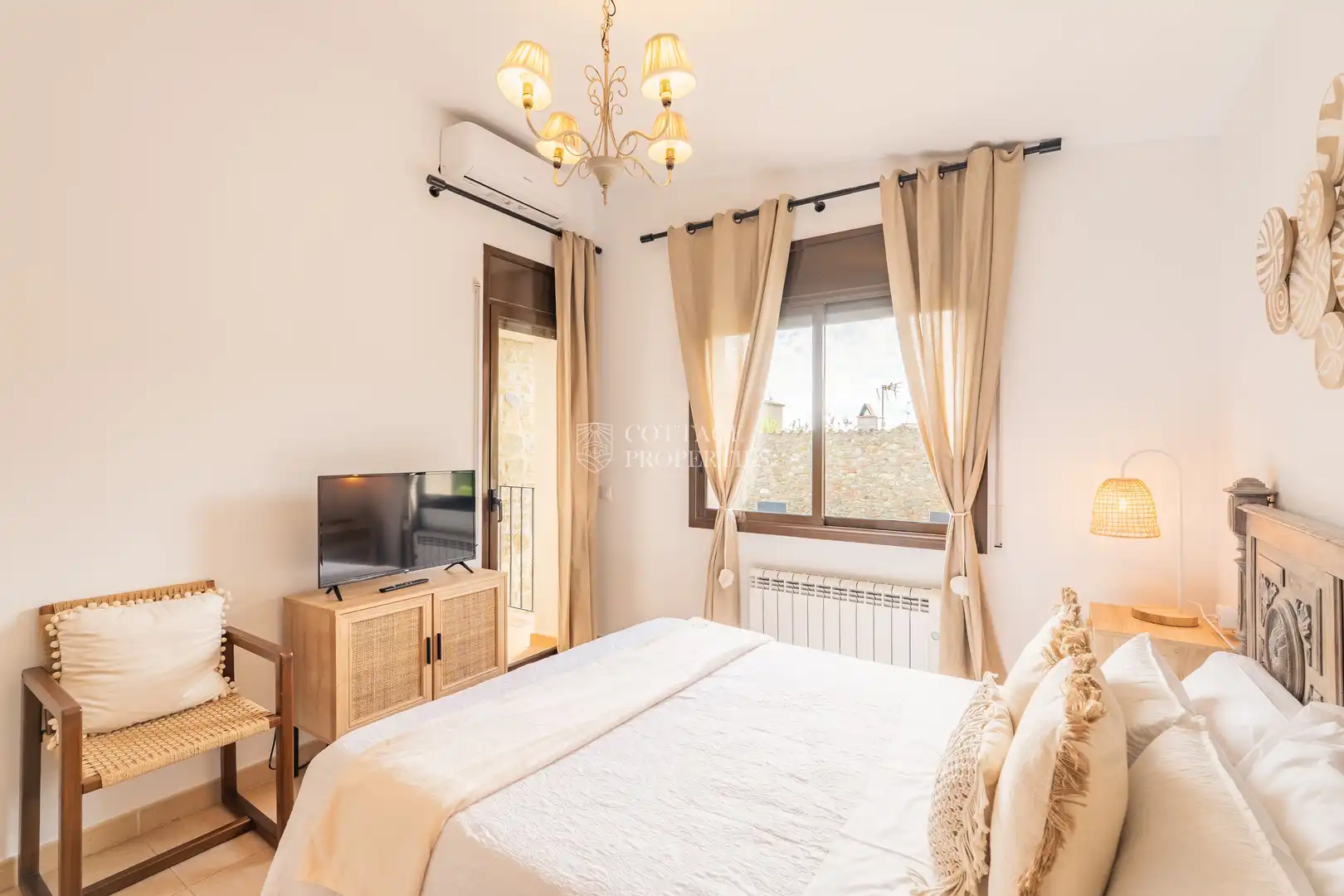 Bedroom of Houses for sale in Madremanya  with Air Conditioner, Heating and Terrace