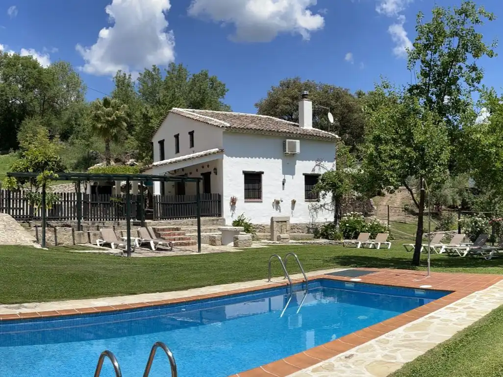 Garden of Country homes for rent in Grazalema  with Air Conditioner, Private garden and Terrace