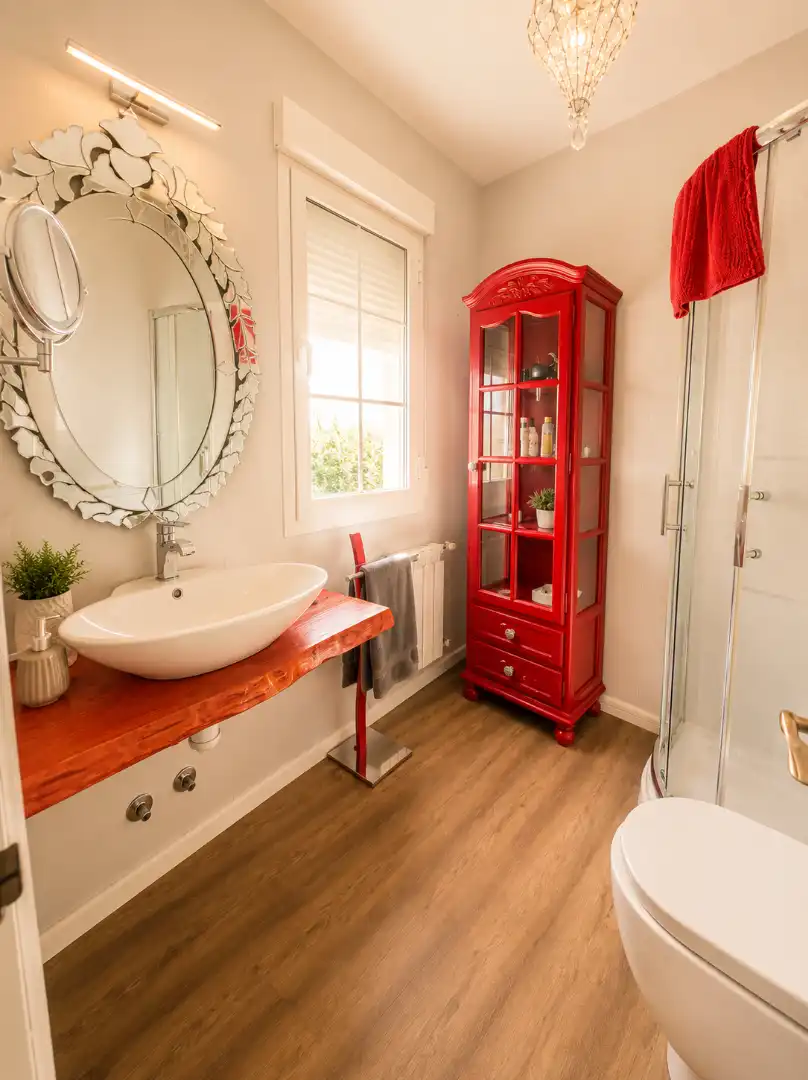 Baño de Casa o chalet en venta en Tomelloso con Aire acondicionado, Calefacción y Parquet