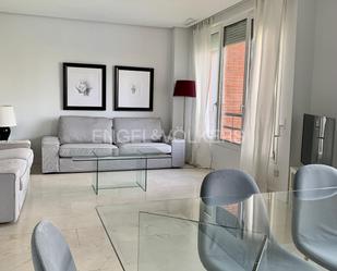 Living room of Apartment to rent in  Madrid Capital  with Air Conditioner, Heating and Storage room