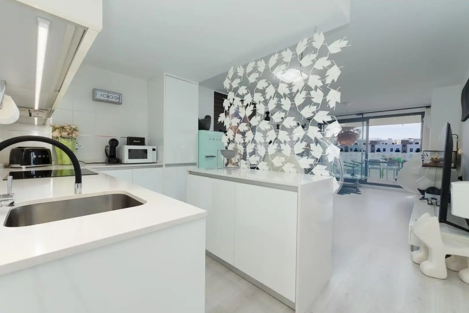 Kitchen of Apartments for sale in Mijas  with Air Conditioner, Private garden and Terrace