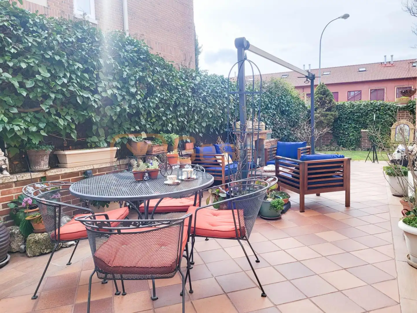 Terraza de Casa adosada en venta en Segovia con Calefacción, Parquet y Trastero