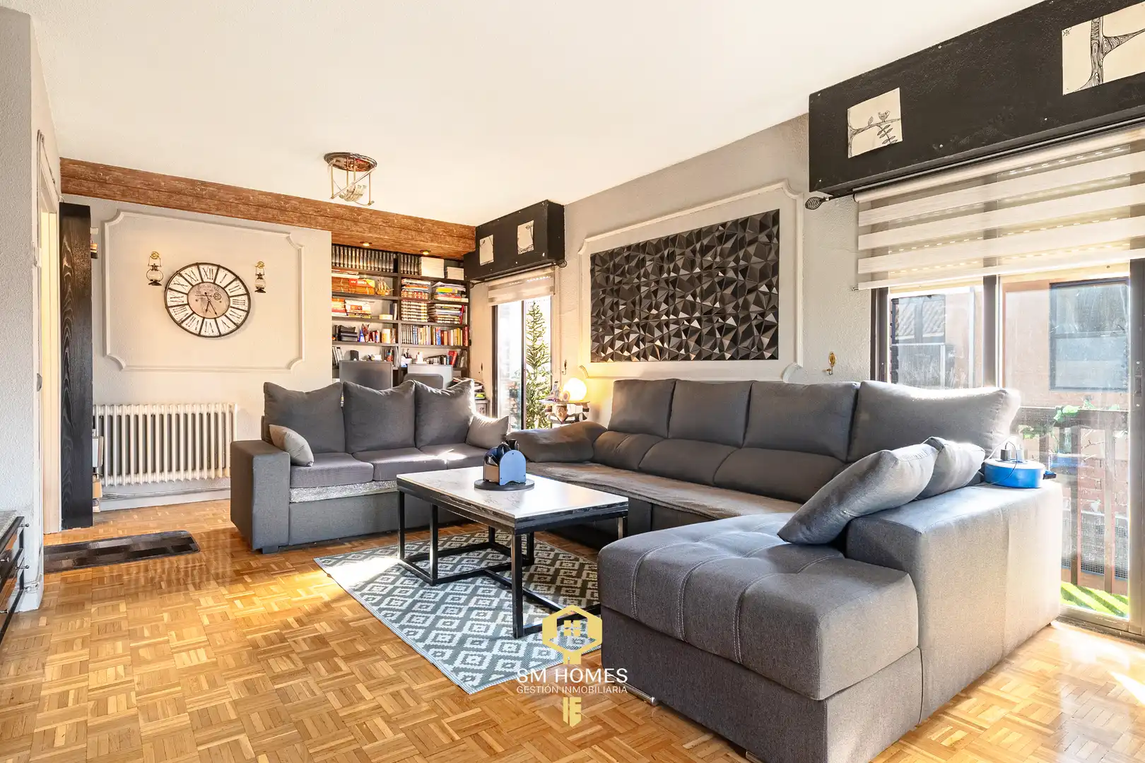 Sala de estar de Dúplex en venta en San Fernando de Henares con Aire acondicionado y Calefacción
