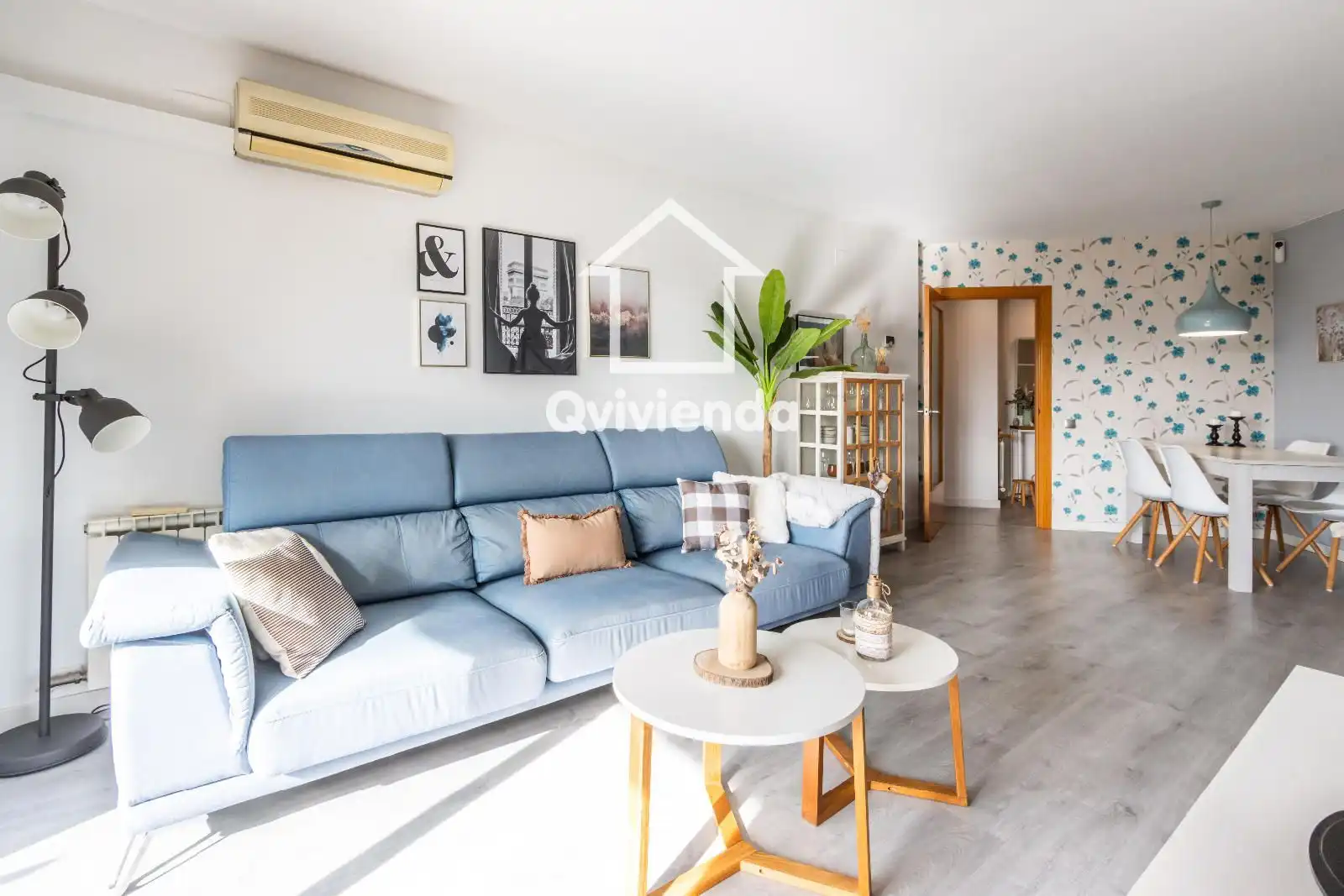 Wohnzimmer von Maisonette zum Verkauf in Parets del Vallès mit Klimaanlage, Heizung und Terrasse
