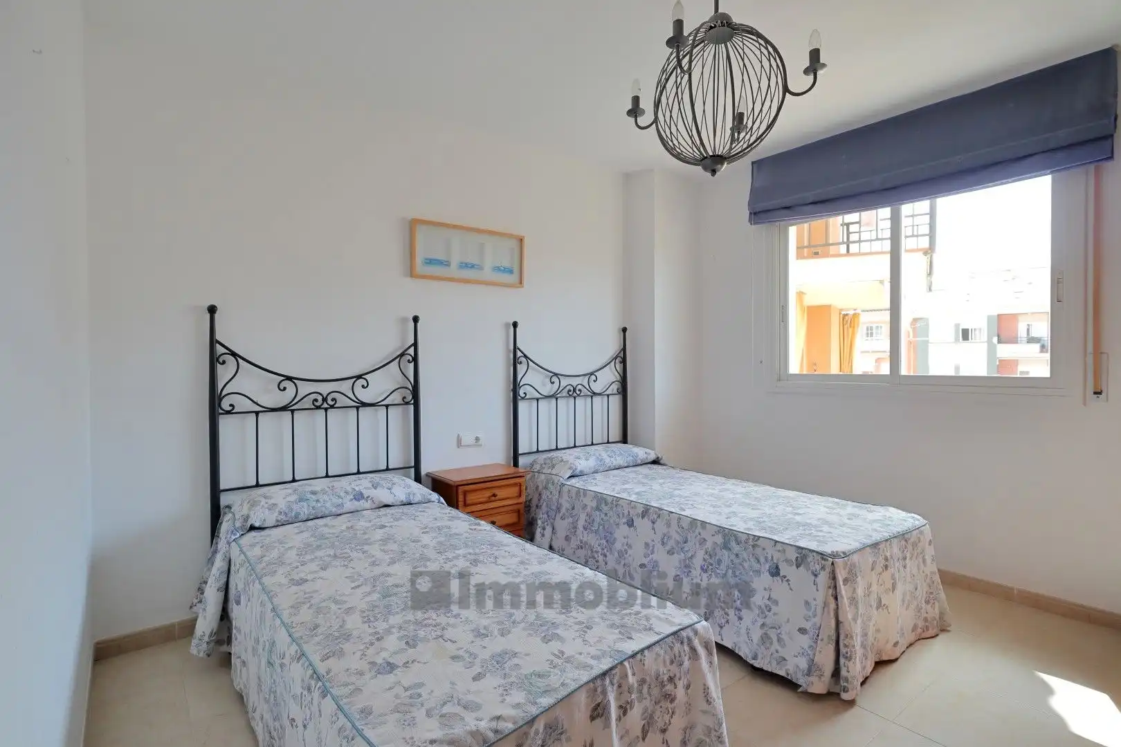Schlafzimmer von Wohnung zur Miete in Torredembarra mit Klimaanlage, Heizung und Privatgarten