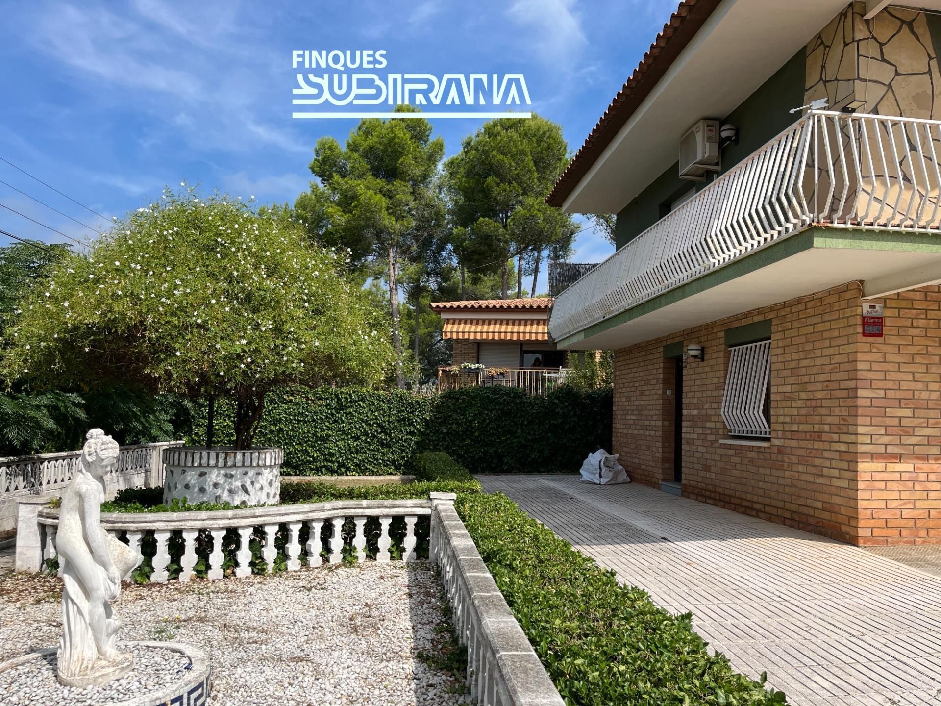 Vista exterior de Casa o xalet en venda en Piera amb Calefacció, Jardí privat i Terrassa