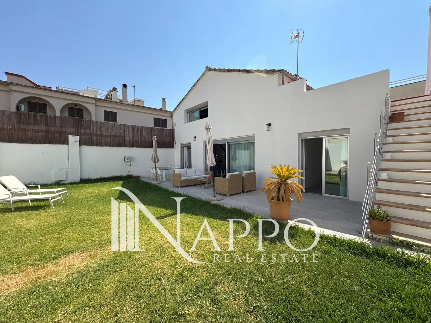 Exterior view of Houses for rent in  Palma de Mallorca  with Air Conditioner, Heating and Private garden