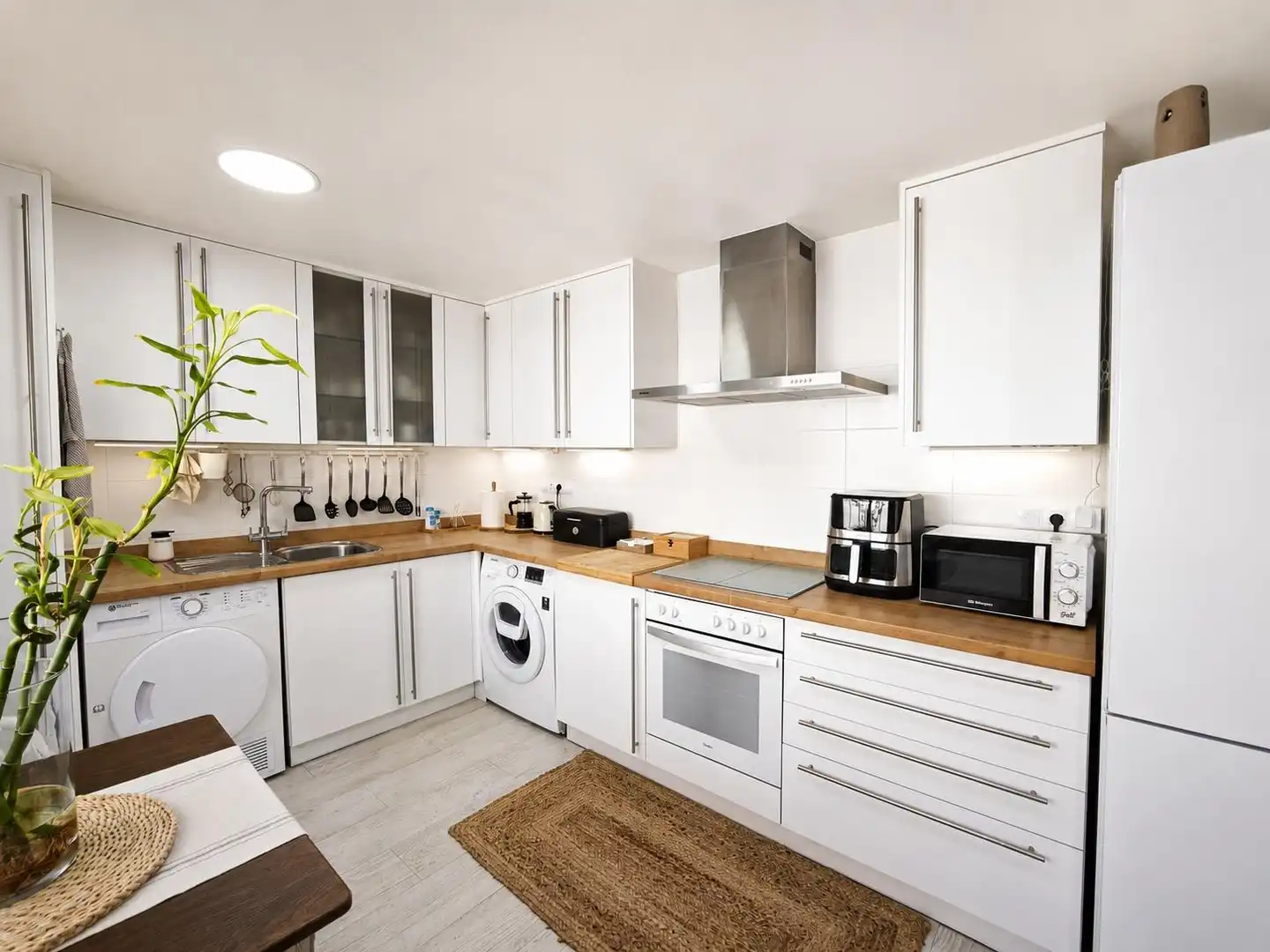 Kitchen of Flat for sale in Santa Pola  with Air Conditioner, Heating and Parquet flooring