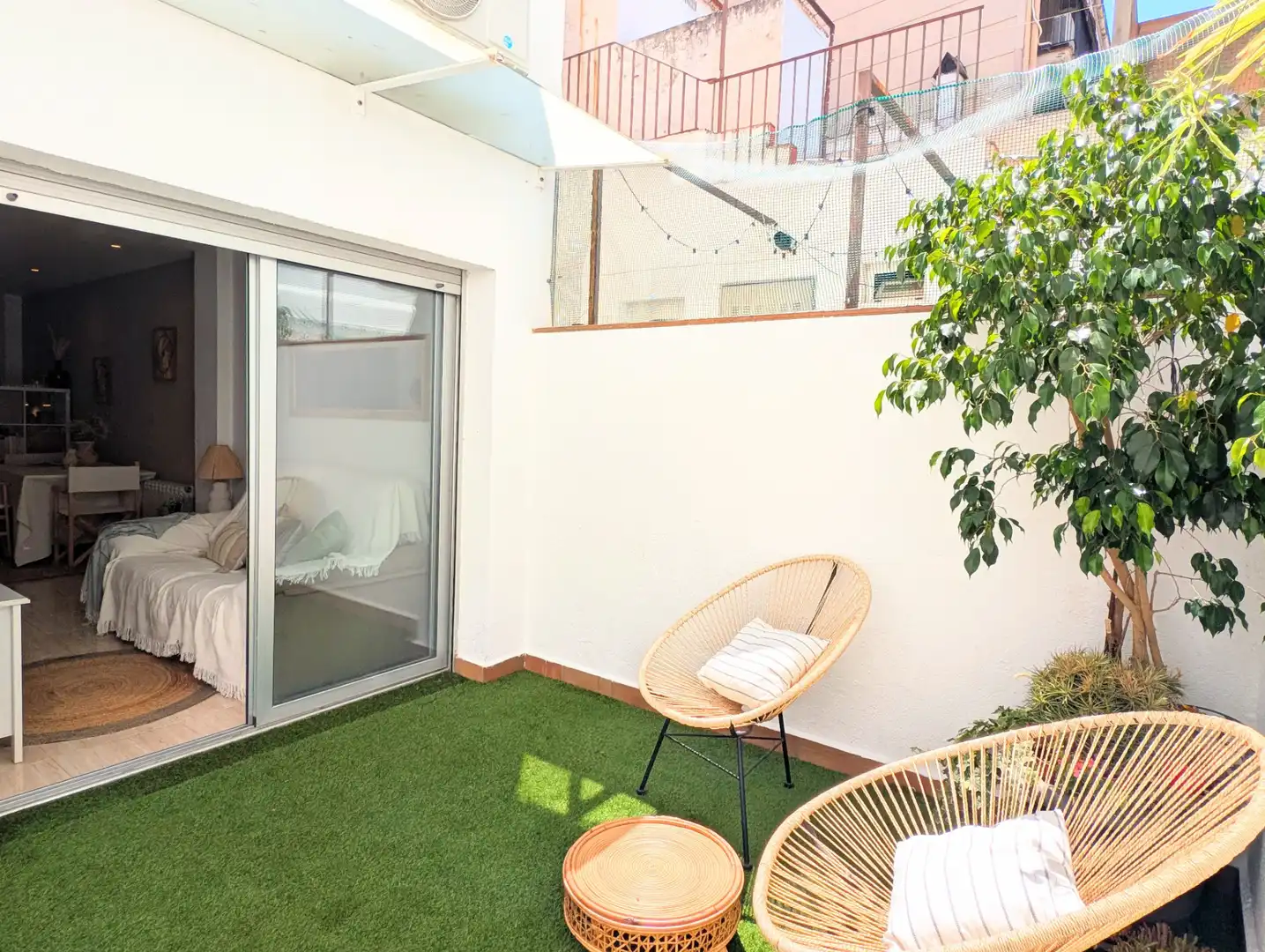 Terrasse von Erdgeschoss zum Verkauf in Mataró mit Klimaanlage, Heizung und Terrasse