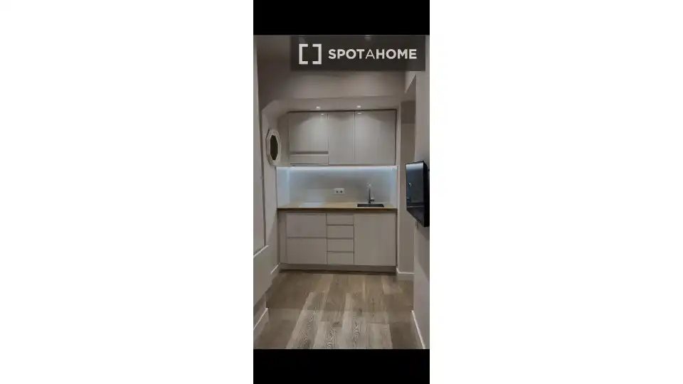 Cocina de Piso de alquiler en Barcelona con Aire acondicionado, Calefacción y Amueblado