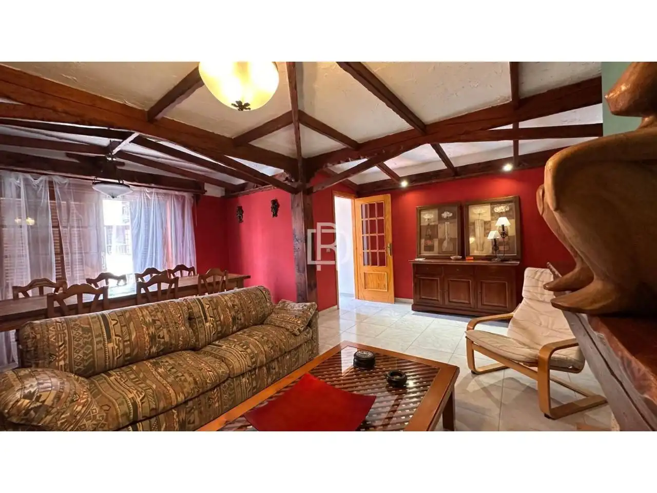Sala d'estar de Casa adosada de lloguer en La Orotava amb Terrassa i Moblat
