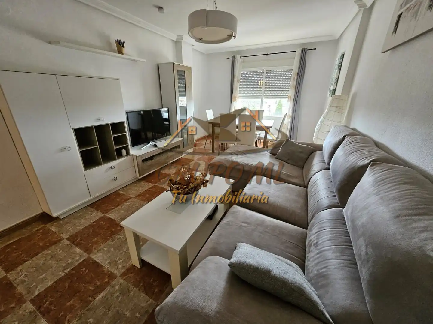 Living room of Flat for rent in Jaén  with Air Conditioner, Heating and Furnished