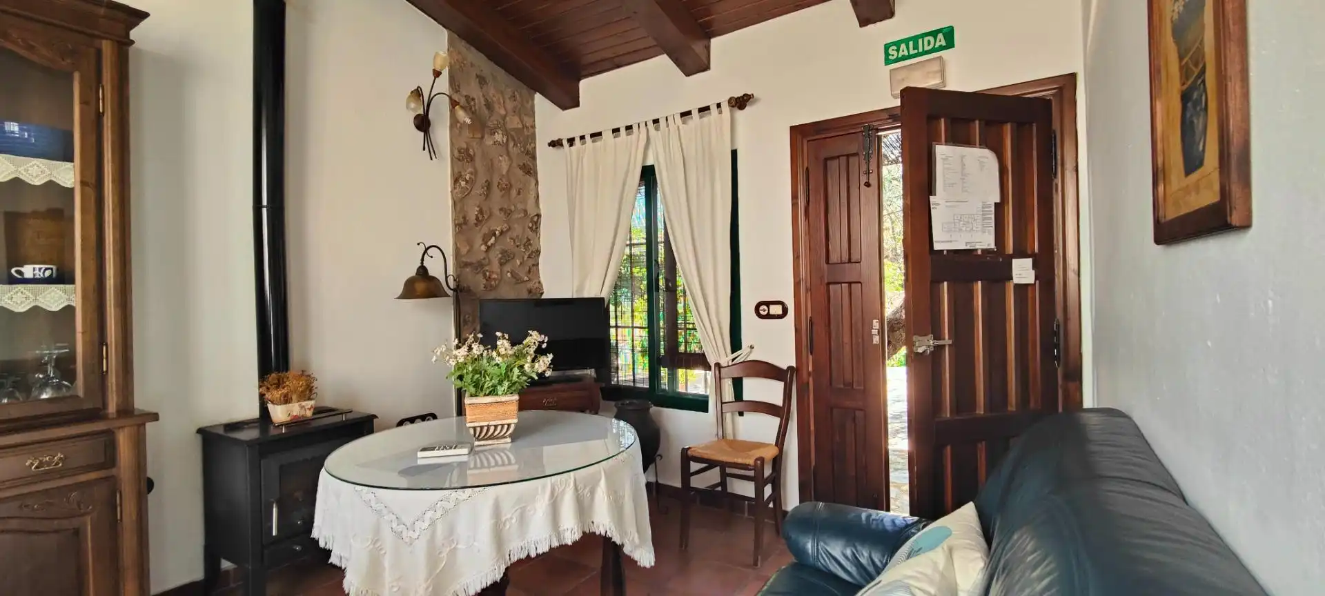 Sala de estar de Finca rústica en venta en La Lapa con Aire acondicionado, Jardín privado y Terraza