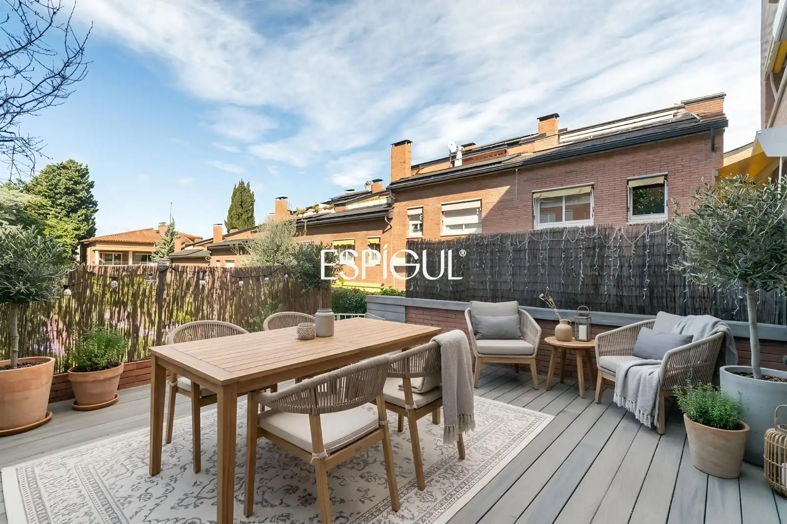 Terraza de Casa adosada en venta en Sant Cugat del Vallès con Aire acondicionado, Calefacción y Terraza