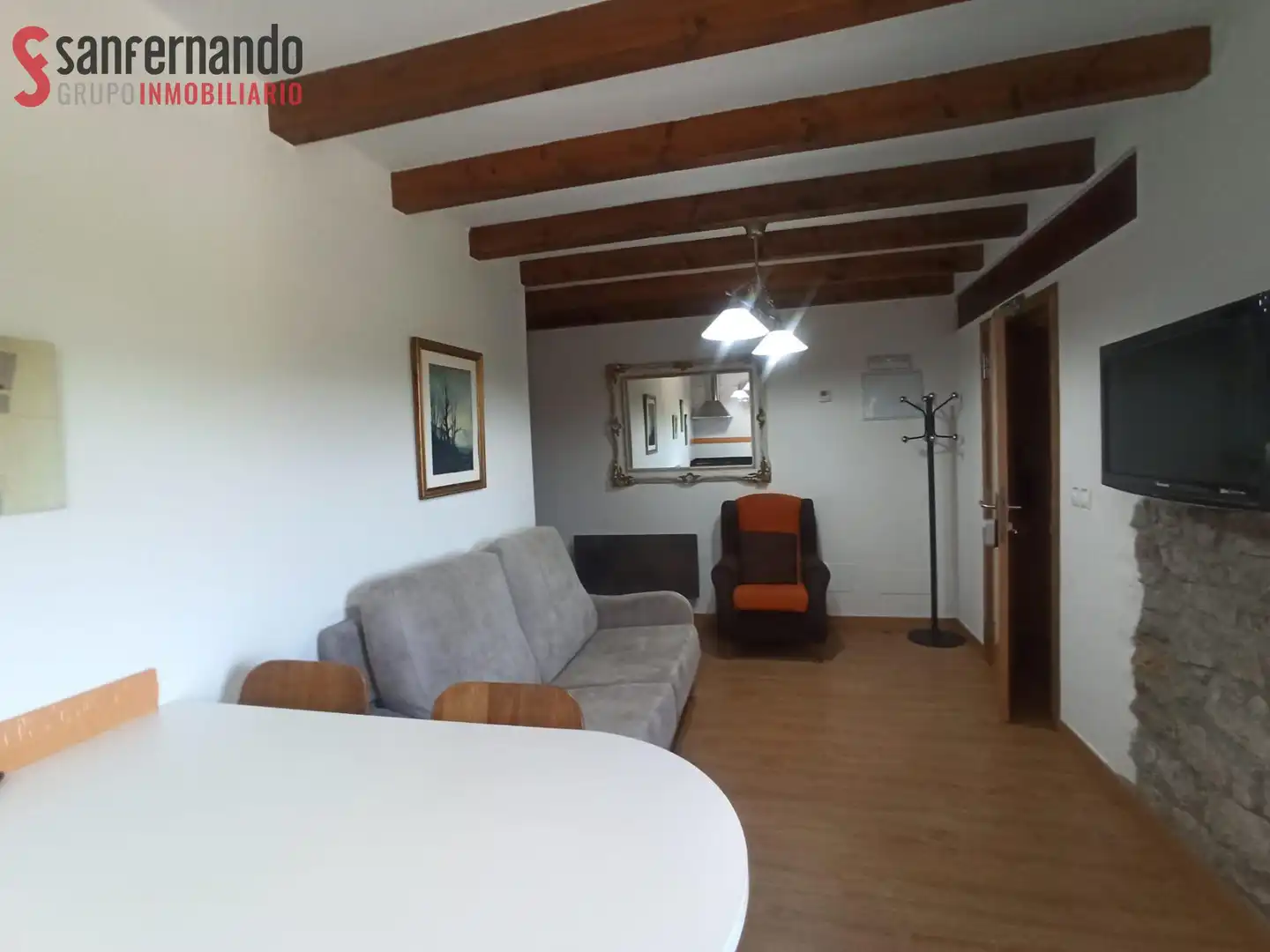 Sala de estar de Apartamento de alquiler en Santillana del Mar con Calefacción, Jardín privado y Terraza