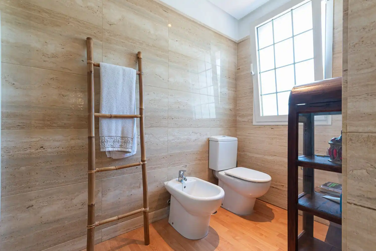 Bathroom of Houses for sale in Boadilla del Monte  with Air Conditioner, Heating and Storage room