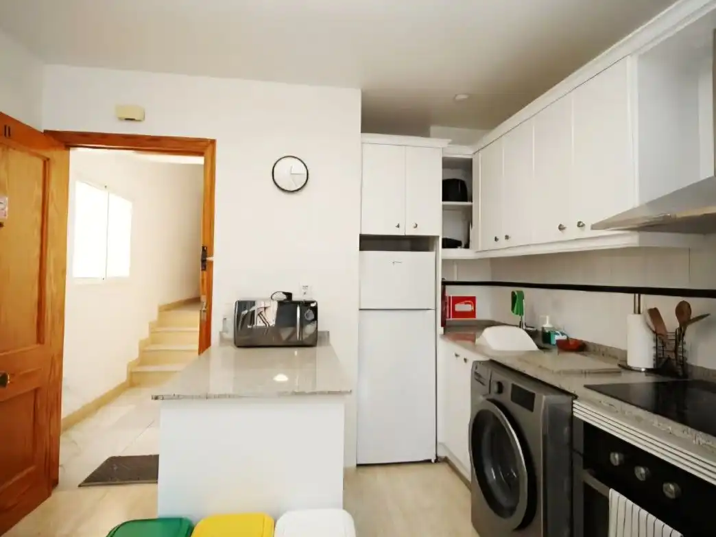 Küche von Wohnung zum Verkauf in Mazarrón mit Klimaanlage, Terrasse und Balkon