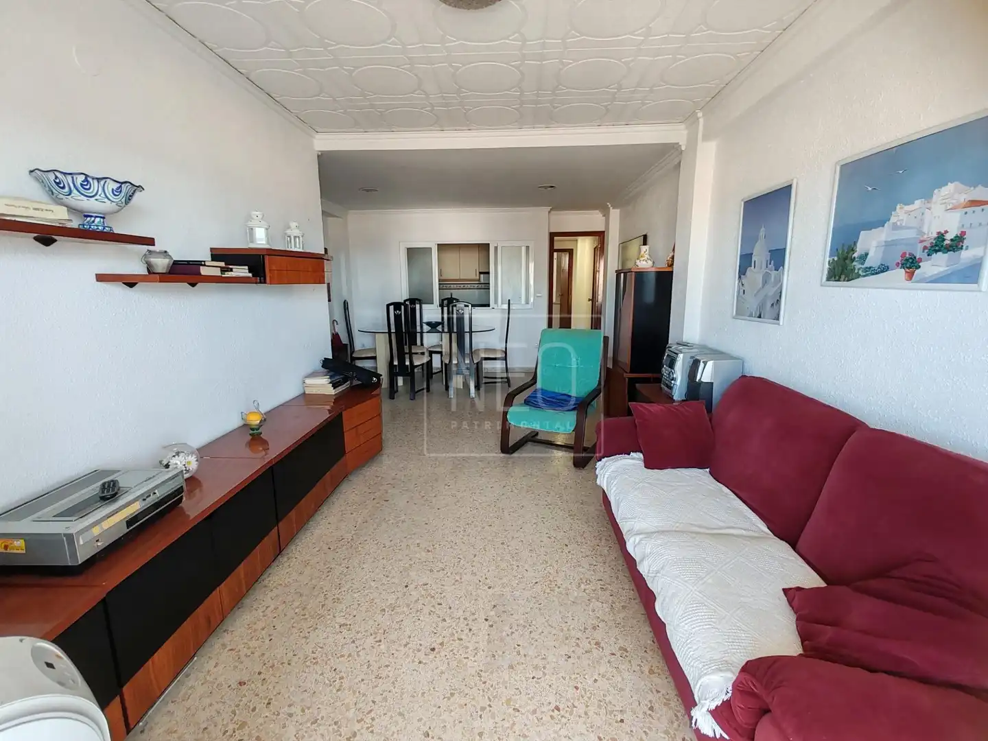 Living room of Flat for sale in Dénia  with Air Conditioner, Private garden and Terrace