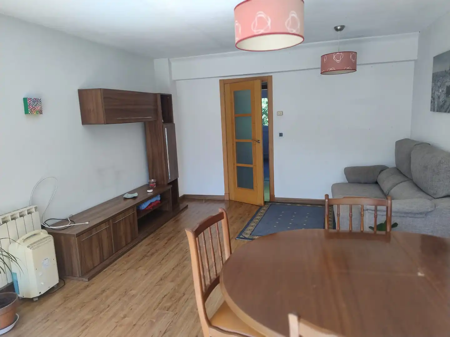 Sala de estar de Piso de alquiler en Santiago de Compostela  con Calefacción, Amueblado y Horno