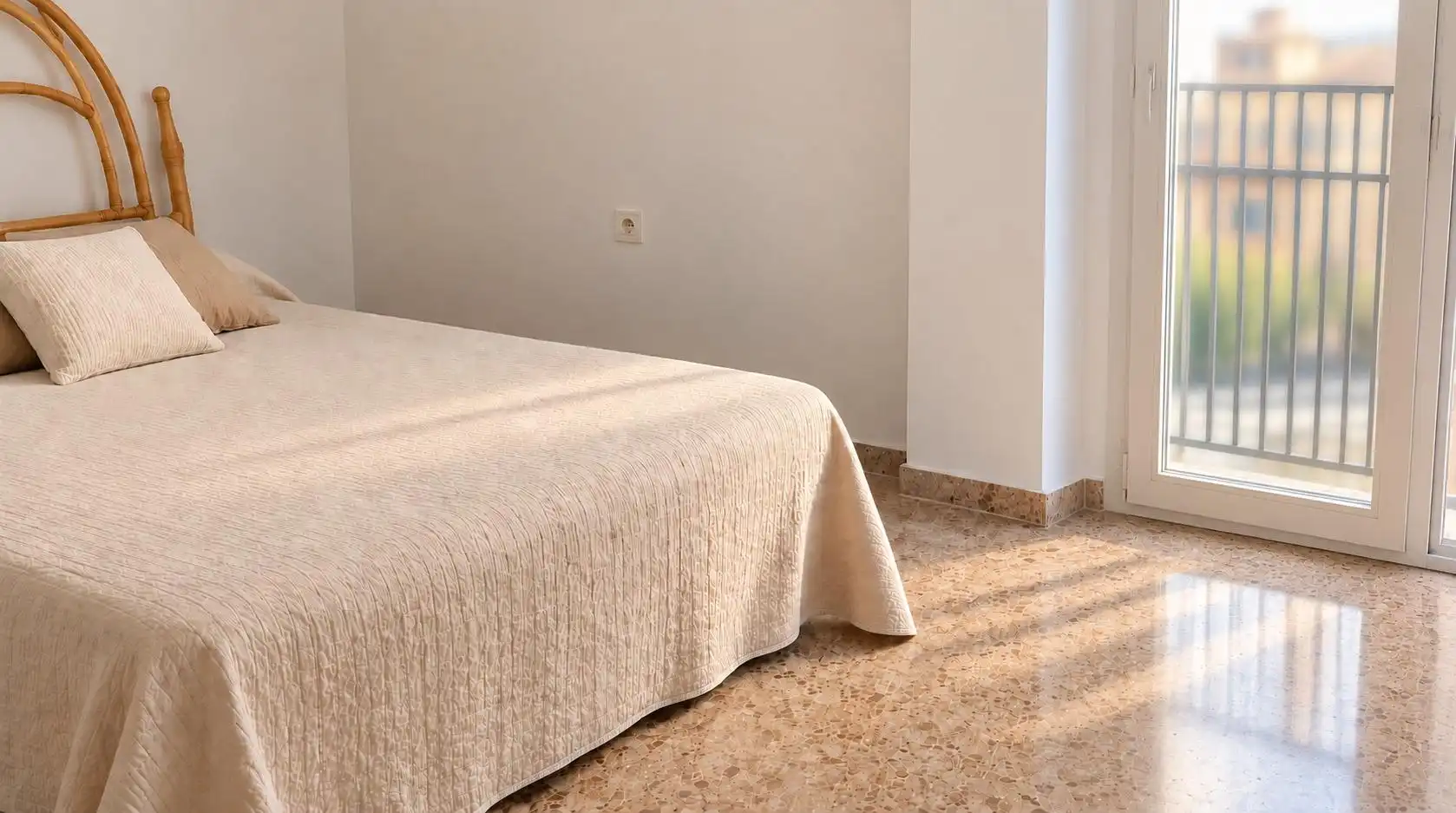 Schlafzimmer von Wohnung zur Miete in Murcia mit Klimaanlage und Möbliert