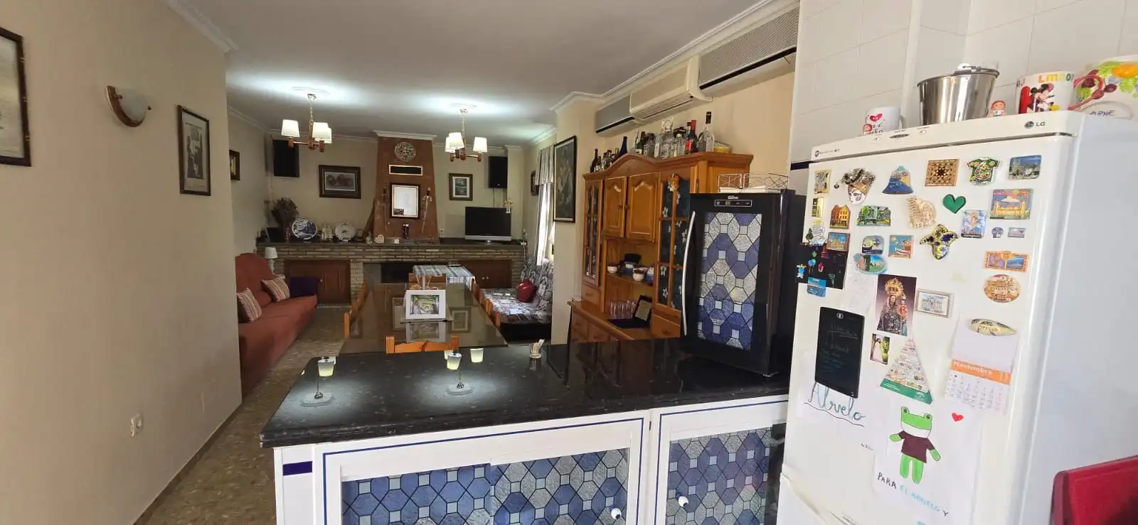 Cuina de Casa o xalet en venda en El Puerto de Santa María amb Aire condicionat, Jardí privat i Terrassa