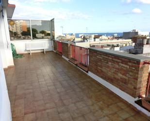 Terrasse von Dachboden zum verkauf in Canet de Mar mit Heizung, Terrasse und Möbliert