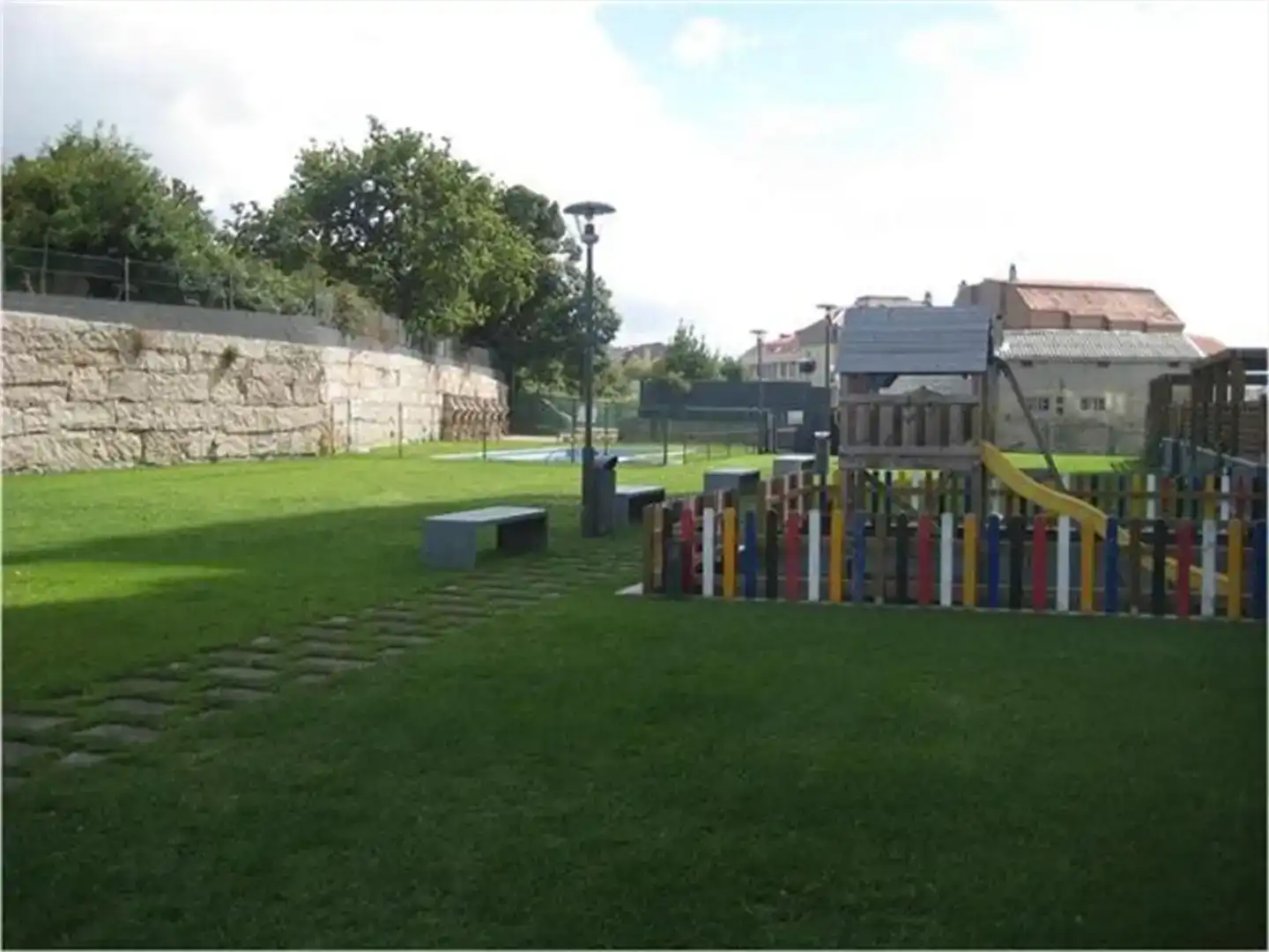 Garden of Flat for rent in Vigo   with Parquet flooring, Storage room and Furnished