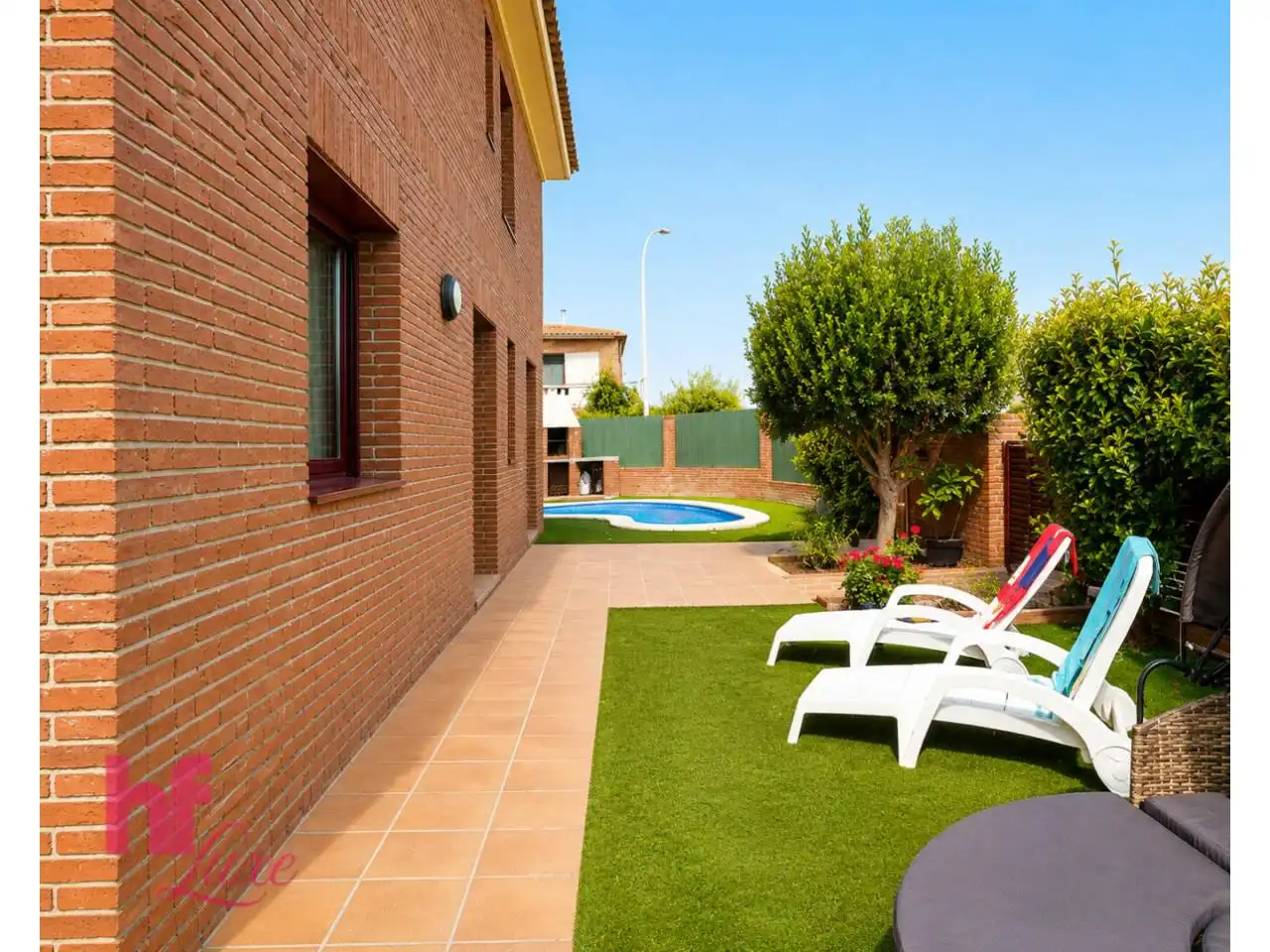 Terraza de Casa adosada en venta en Lliçà de Vall con Aire acondicionado, Calefacción y Jardín privado