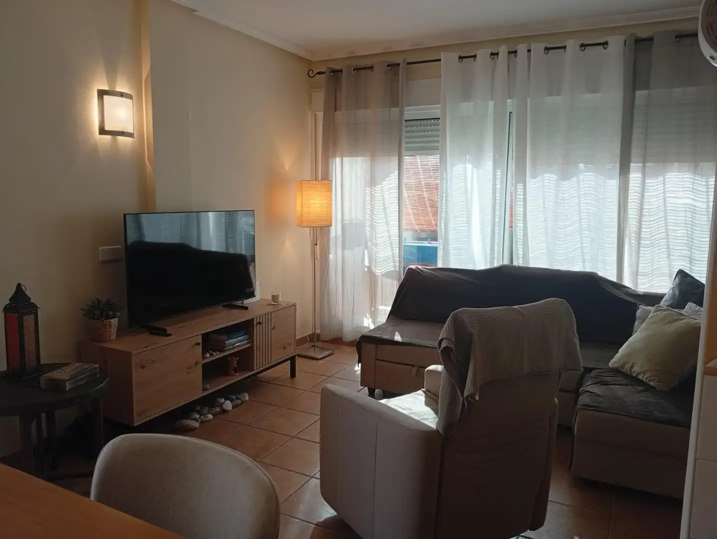 Living room of Apartments for sale in Vera  with Air Conditioner, Private garden and Terrace