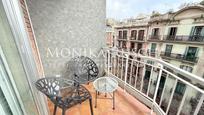 Terrace of Flat to rent in  Barcelona Capital  with Air Conditioner, Heating and Parquet flooring