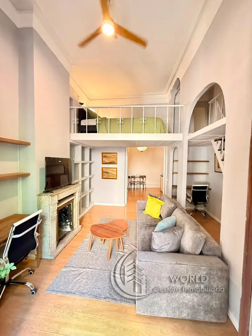 Living room of Flat for rent in Madrid  with Heating, Furnished and Washing machine