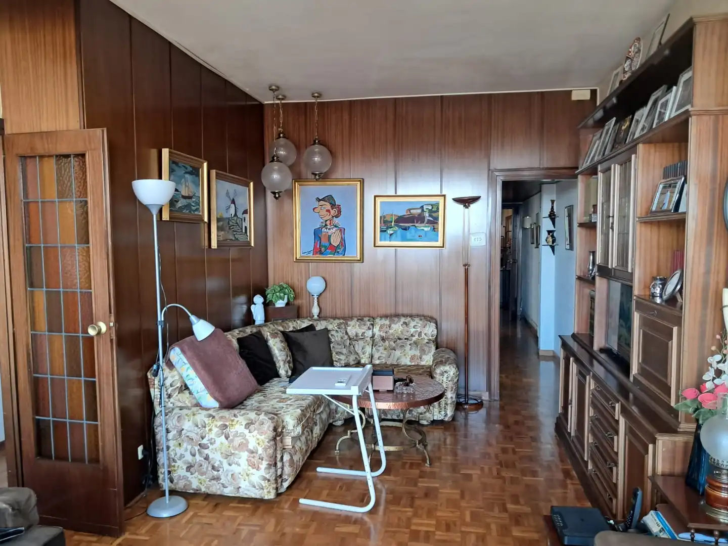 Sala de estar de Ático en venta en Barcelona con Aire acondicionado, Calefacción y Parquet