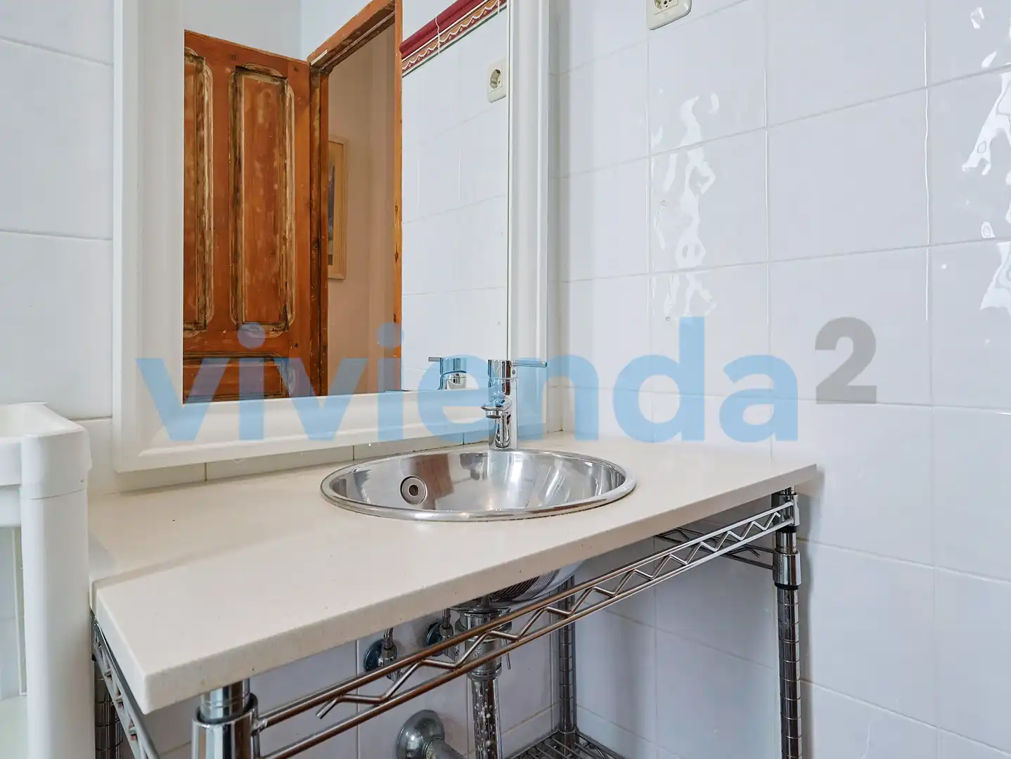 Baño de Piso de alquiler en Madrid con Aire acondicionado, Calefacción y Balcón