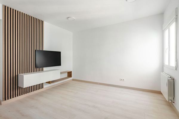 Sala d'estar de Pis en venda en  Madrid Capital amb Aire condicionat i Calefacció