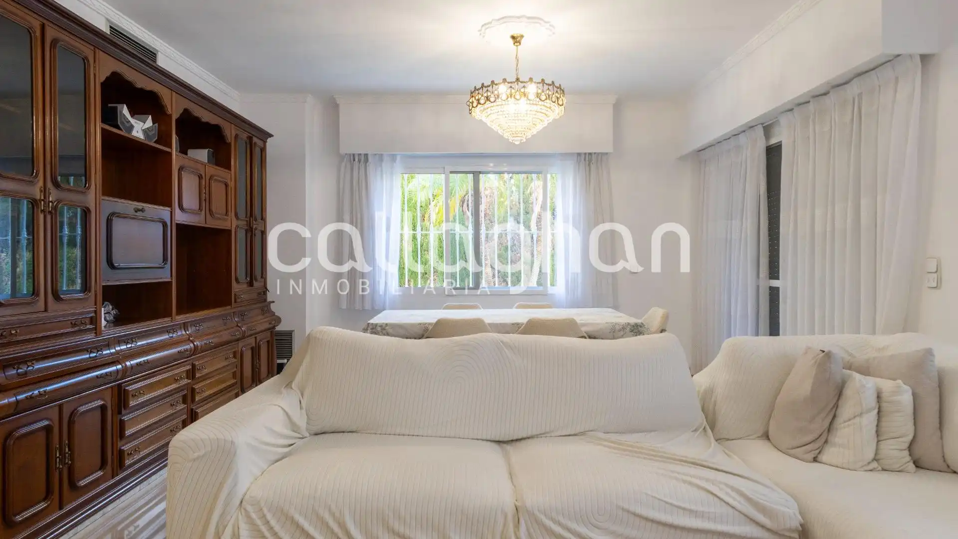 Sala de estar de Casa o chalet en venta en Gandia con Aire acondicionado, Amueblado y Jacuzzi