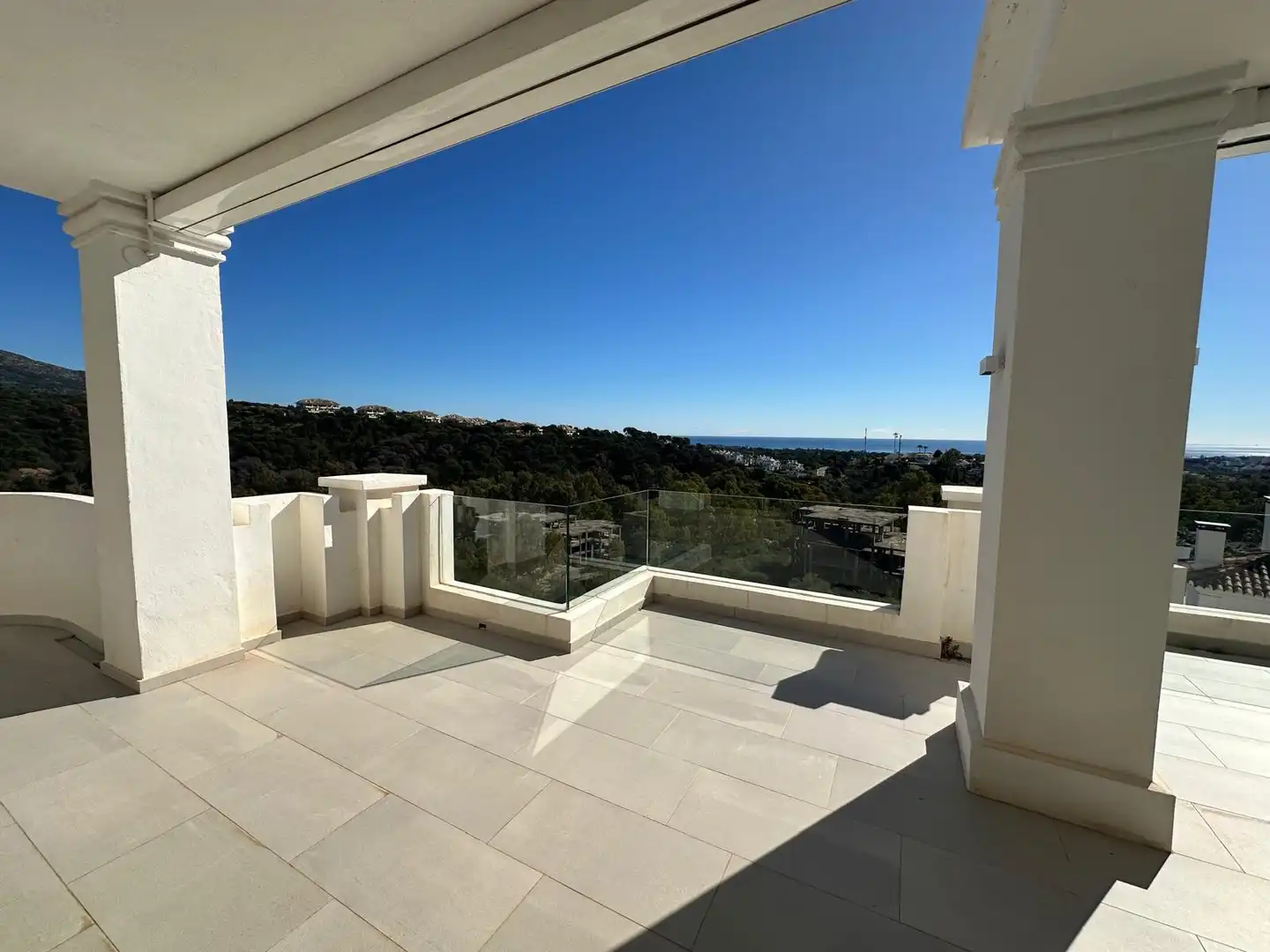 Terraza de Apartamento de alquiler en Marbella con Aire acondicionado, Terraza y Piscina