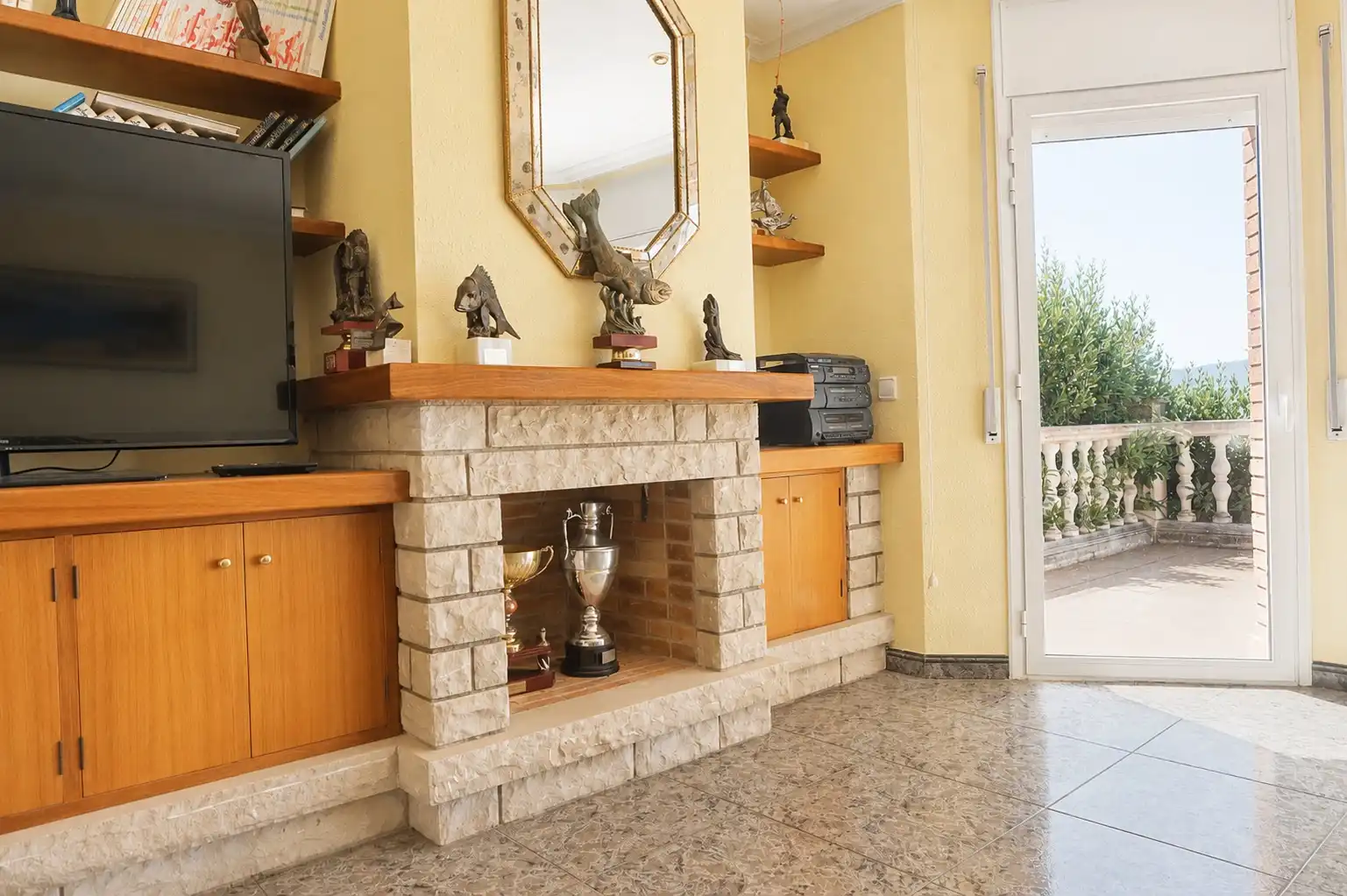Living room of Houses for sale in Pineda de Mar  with Heating, Private garden and Terrace