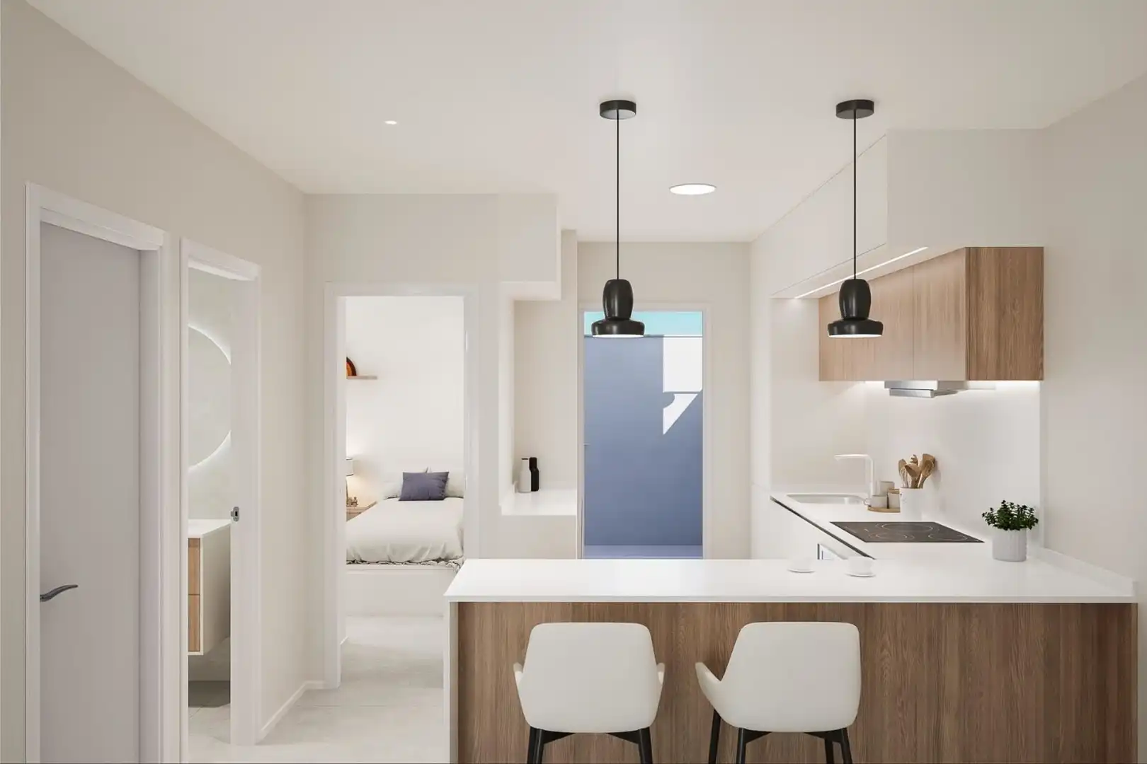 Cocina de Casa adosada en venta en Pilar de la Horadada