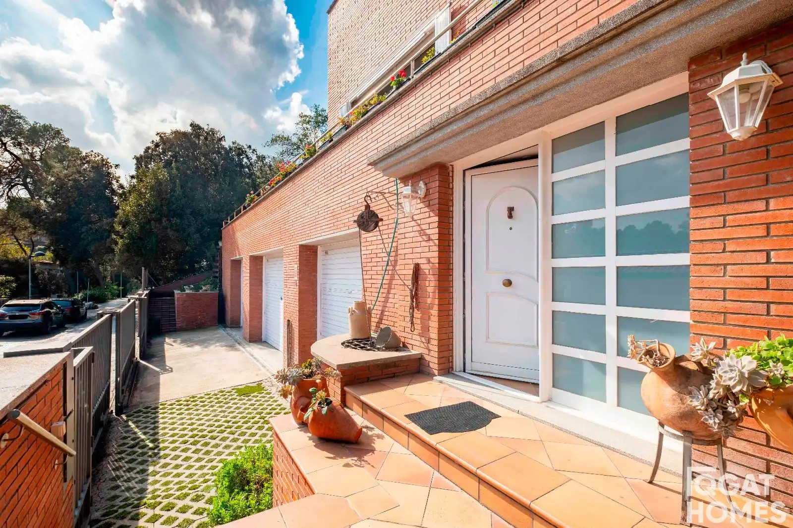 Garden of Houses for sale in Sant Cugat del Vallès  with Air Conditioner, Heating and Terrace