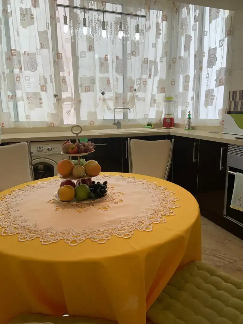 Kitchen of Flat for sale in Calpe / Calp  with Air Conditioner, Furnished and Balcony