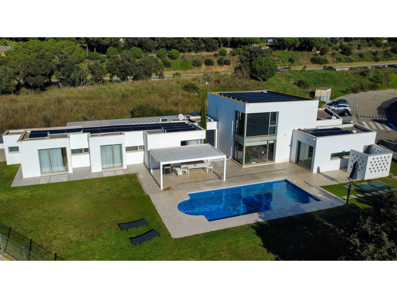 Exterior view of House or chalet for sale in Calonge i Sant Antoni  with Air Conditioner, Private garden and Terrace