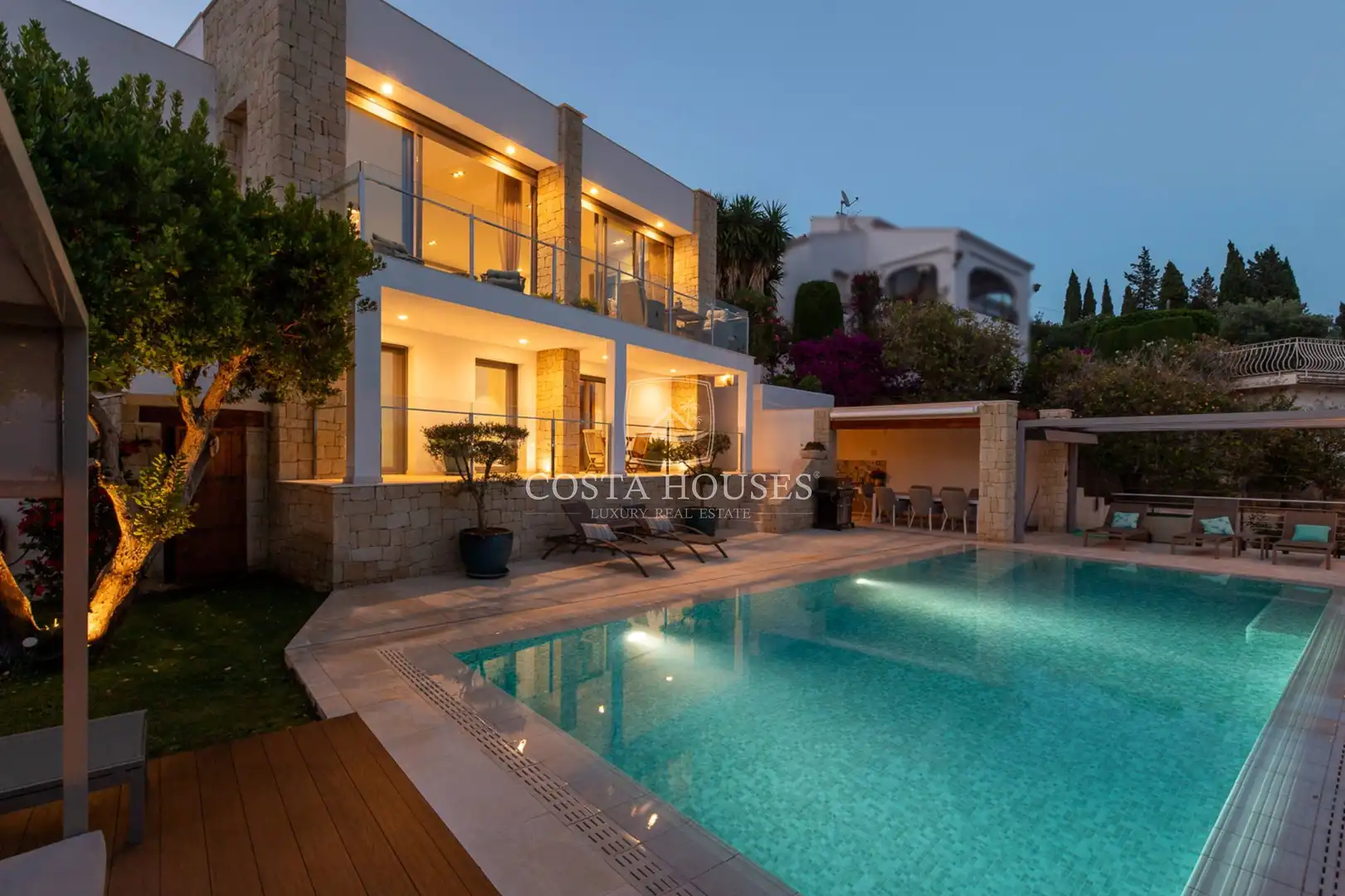 Vista exterior de Casa o chalet en venta en Jávea / Xàbia con Aire acondicionado, Jardín privado y Terraza