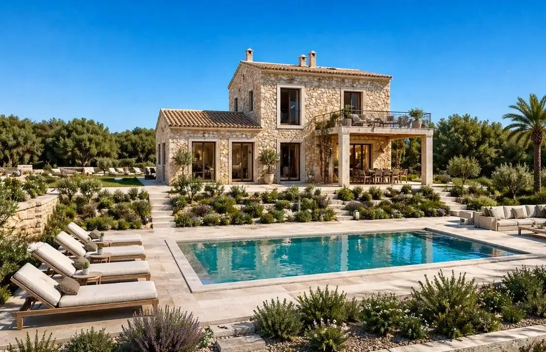 Exterior view of Country homes for sale in Ses Salines  with Private garden, Terrace and Storage room