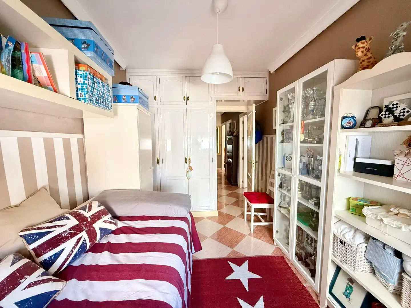 Bedroom of Detached homes for sale in Roquetas de Mar  with Air Conditioner, Balcony and Community pool
