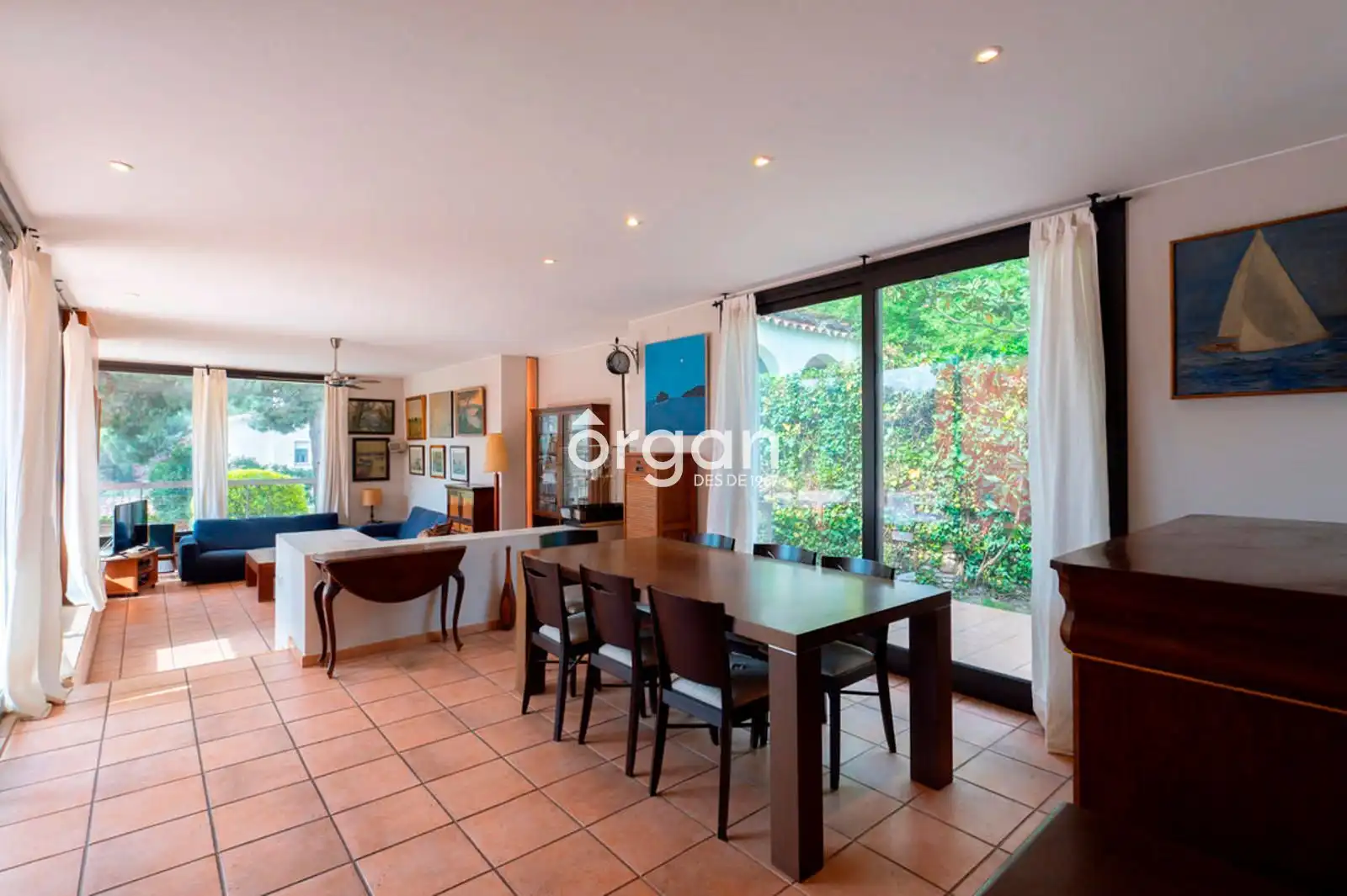 Esszimmer von Haus oder Chalet zum Verkauf in Cerdanyola del Vallès mit Klimaanlage, Heizung und Abstellraum