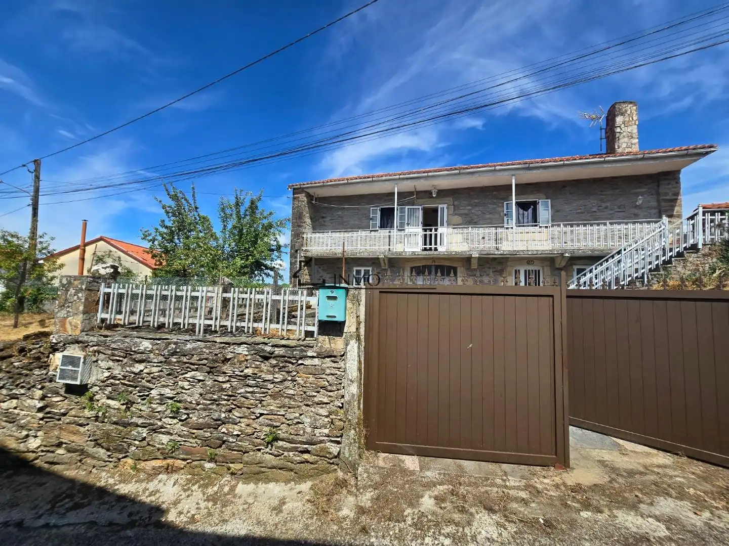 Vista exterior de Casa o xalet en venda en Forcarei amb Calefacció, Jardí privat i Terrassa