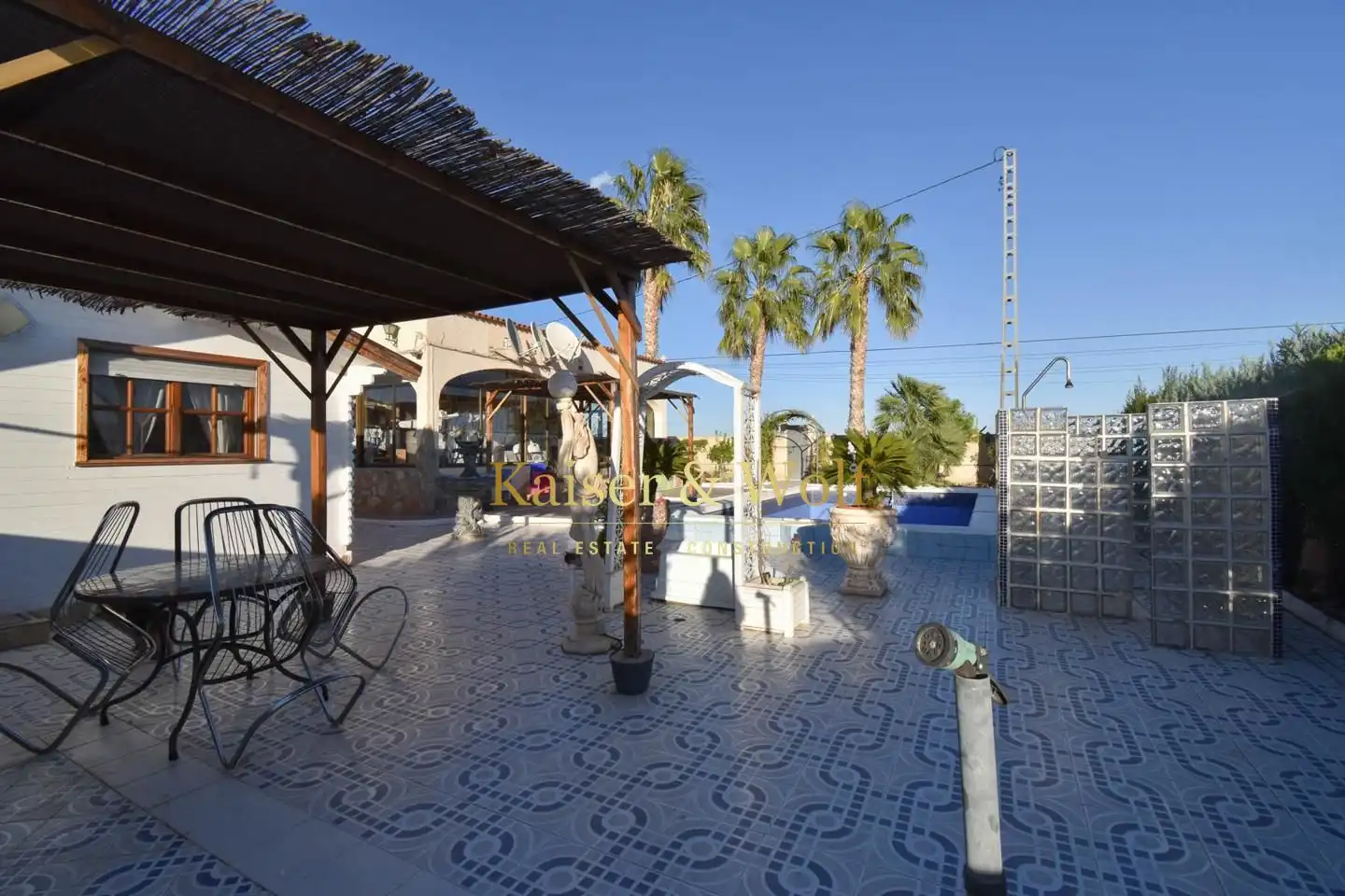 Terrassa de Casa o xalet en venda en Albatera amb Aire condicionat, Piscina i Moblat