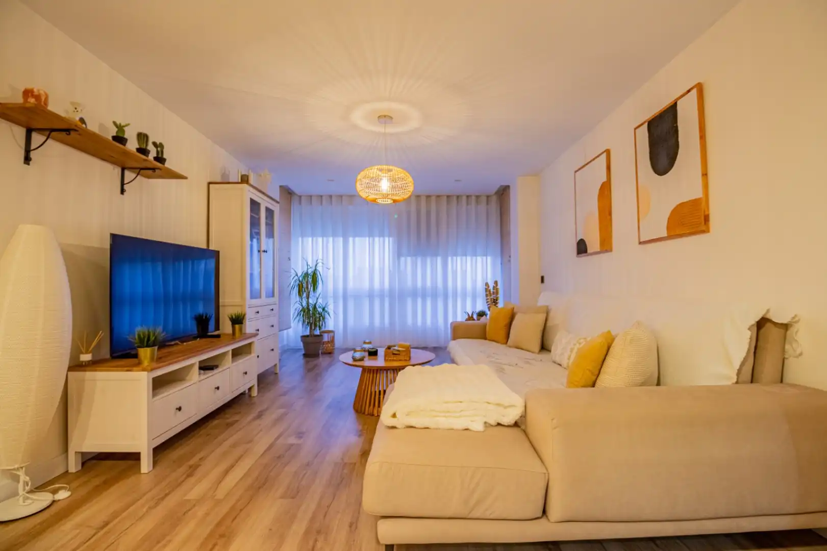 Living room of Detached homes for sale in La Nucia  with Air Conditioner, Heating and Terrace