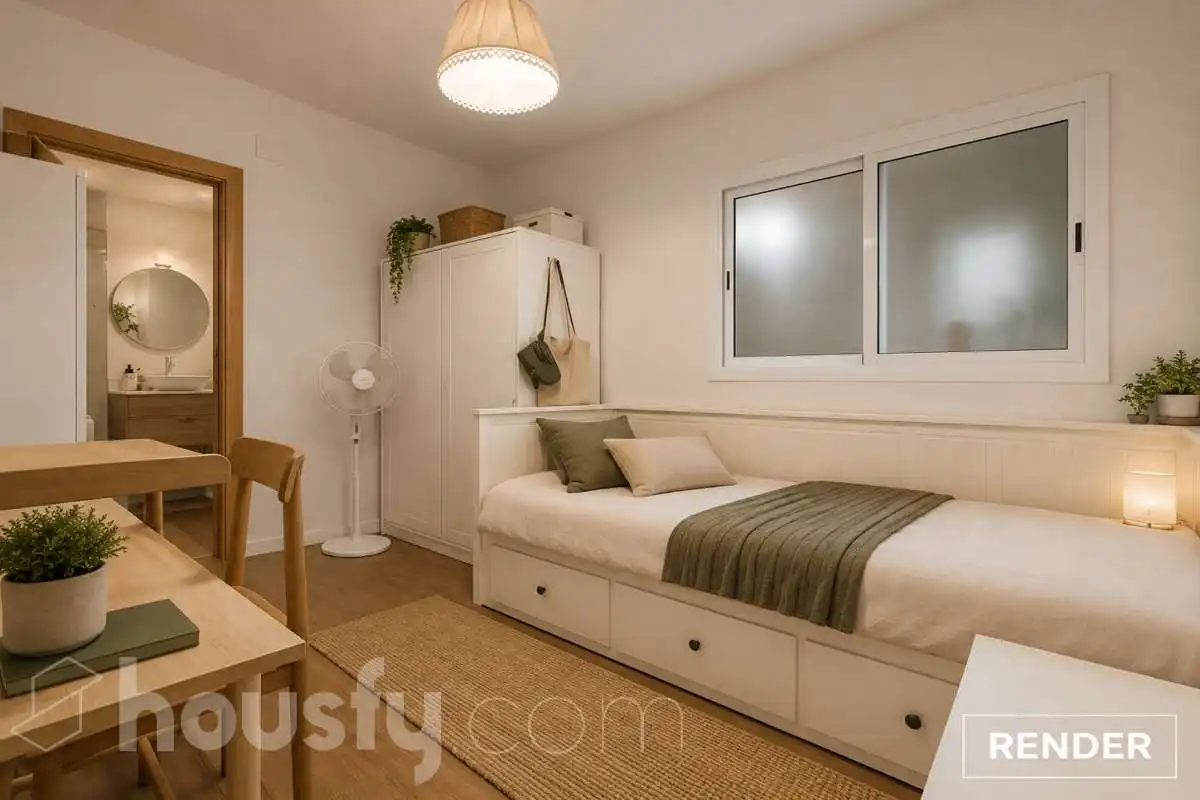 Bedroom of Flat for sale in El Prat de Llobregat  with Air Conditioner, Heating and Terrace